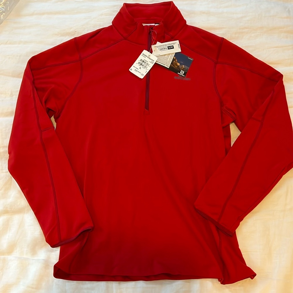 NWT Salomon Dicovery 1/4 zip midlayer shirt sweatshirt XL